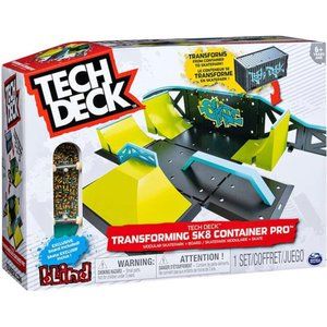 TECH DECK, Transforming SK8 Container Pro Modular Skatepark w/ Fingerboard, Kid